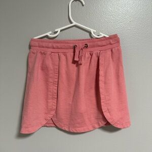 Haute Hippie Kids Pink Skirt with under shorts.